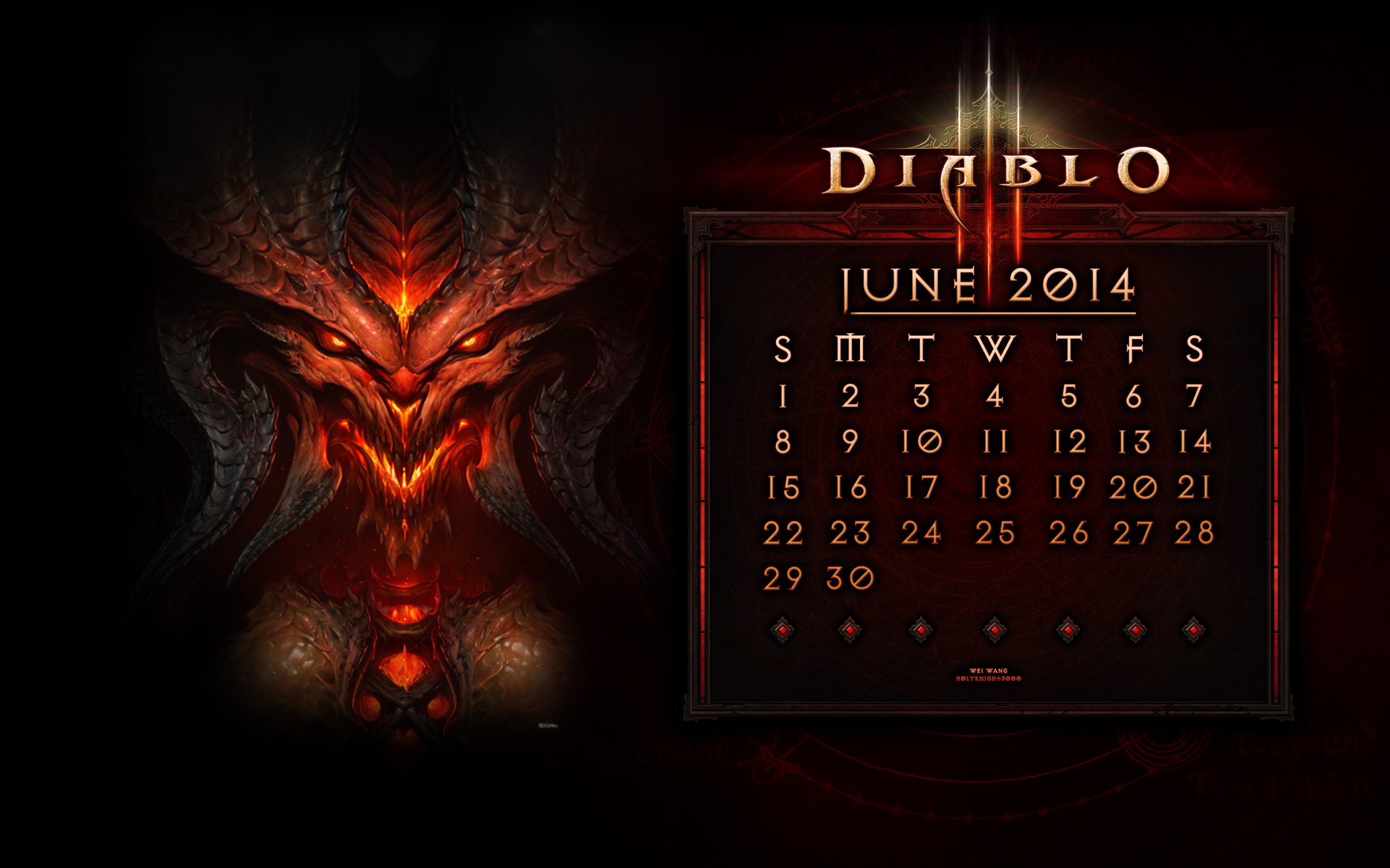 Calendar #1: June 2014