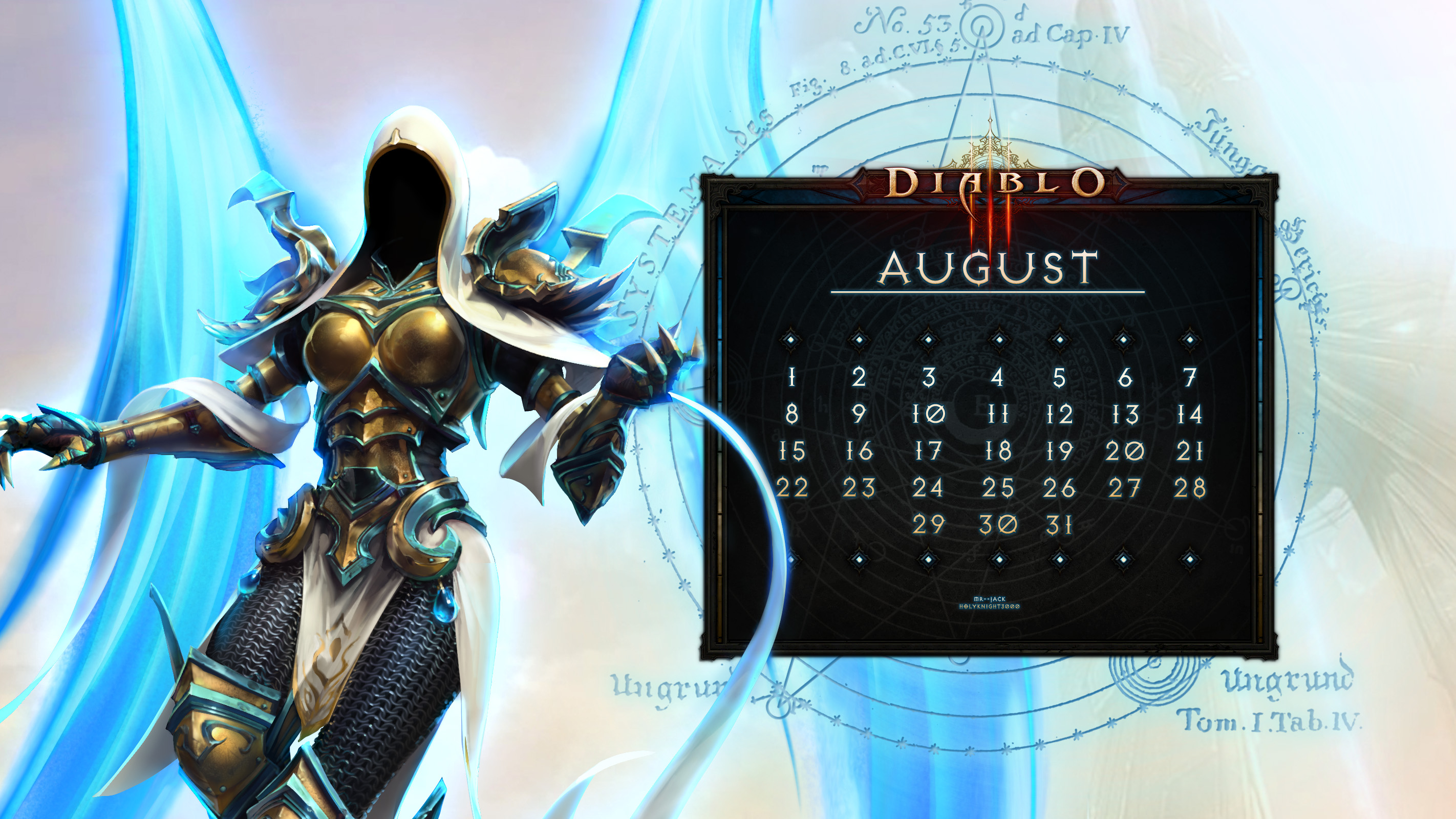 Calendar #26: Uni August - Auriel