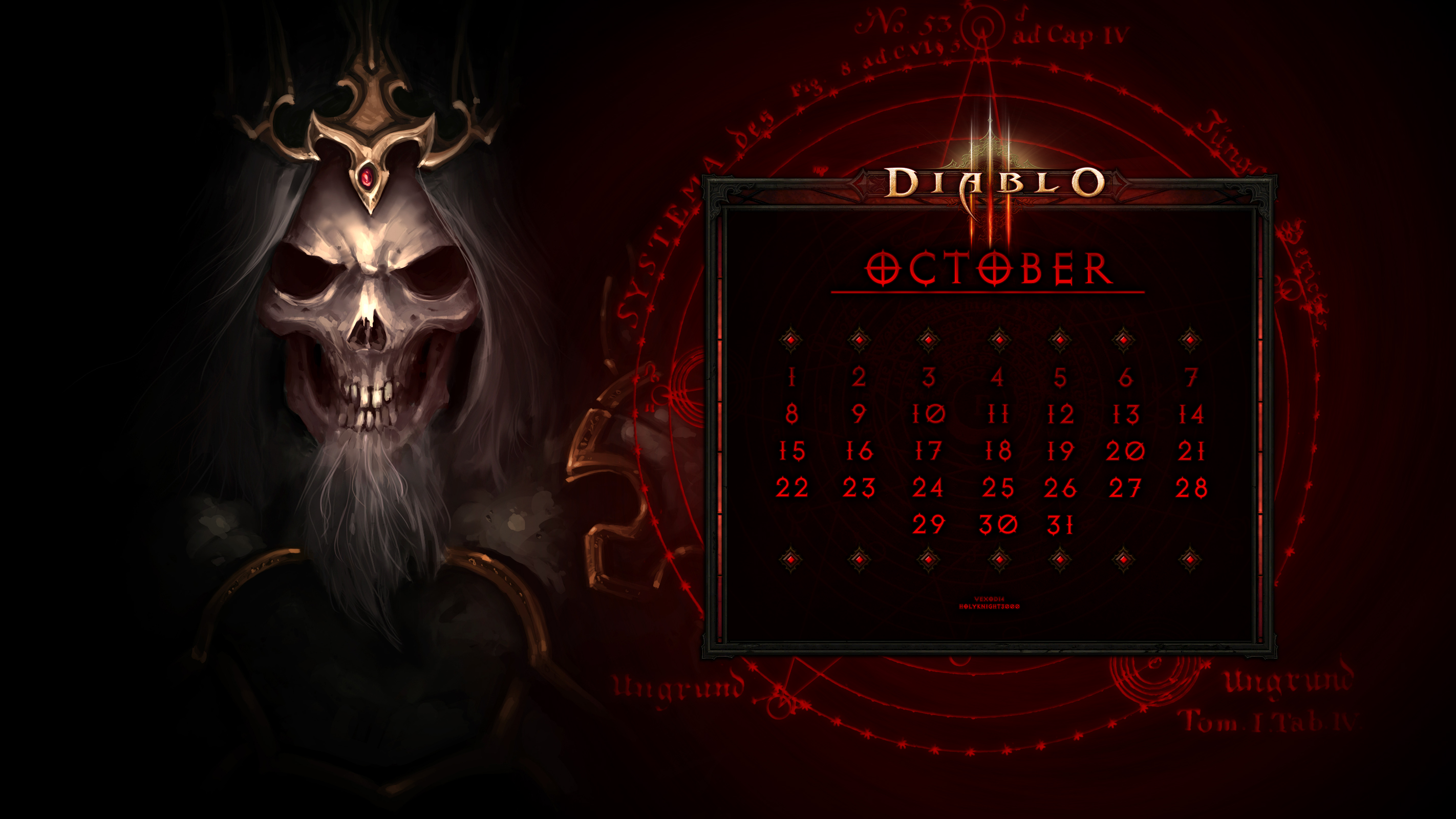 Calendar #28: Uni October - Leoric